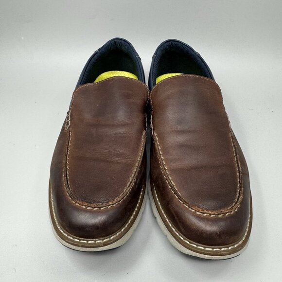 Florsheim Men\'s Frenzi Moc Toe Venetian Loafer Brown Crazy Horse Size 7W main image 5